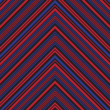 Moda tekstili ve grafikleri için uygun kırmızı ve mavi köşegen çizgili, dikişsiz arkaplan