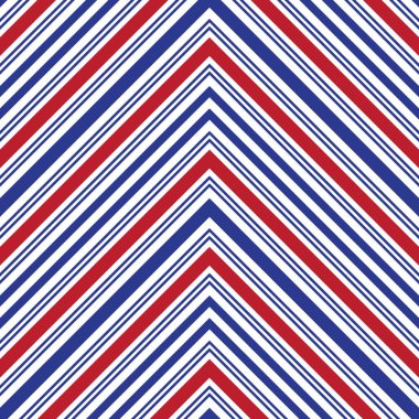 Moda tekstili ve grafikleri için uygun kırmızı ve mavi köşegen çizgili, dikişsiz arkaplan
