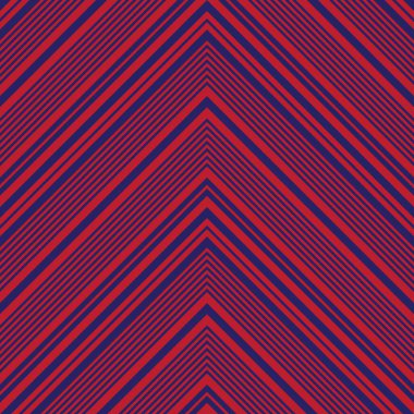 Moda tekstili ve grafikleri için uygun kırmızı ve mavi köşegen çizgili, dikişsiz arkaplan