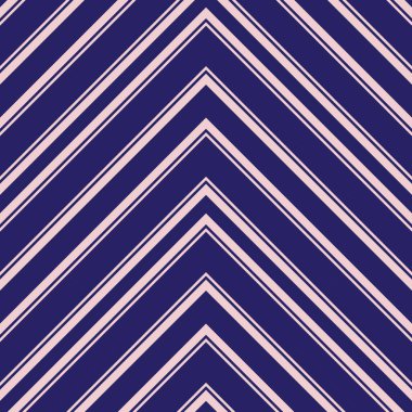 Moda tekstili ve grafikleri için uygun pembe ve lacivert köşegen çizgili desenli arkaplan.