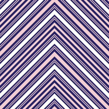Moda tekstili ve grafikleri için uygun pembe ve lacivert köşegen çizgili desenli arkaplan.