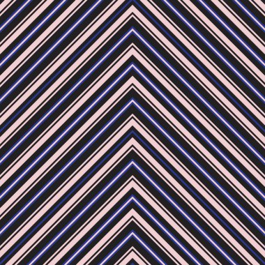 Moda tekstili ve grafikleri için uygun pembe ve lacivert köşegen çizgili desenli arkaplan.