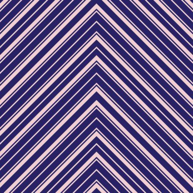 Moda tekstili ve grafikleri için uygun pembe ve lacivert köşegen çizgili desenli arkaplan.