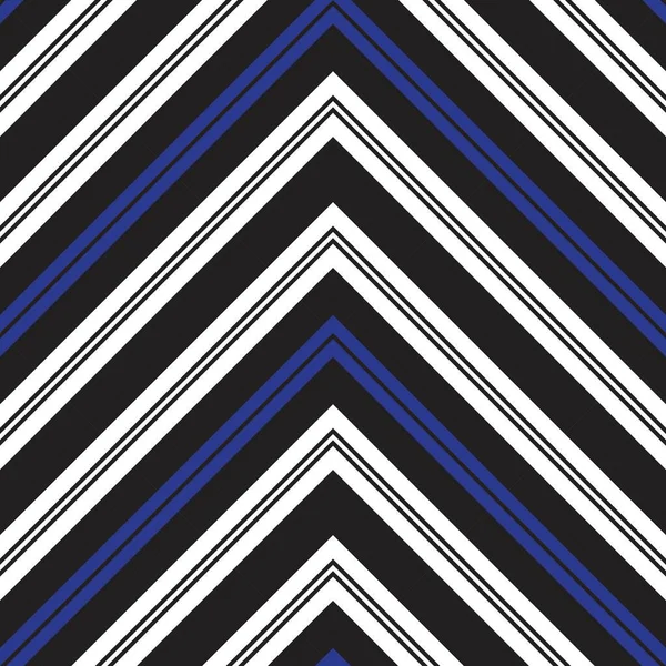 Fondo Patrón Sin Costura Rayado Diagonal Chevron Azul Adecuado Para — Vector de stock