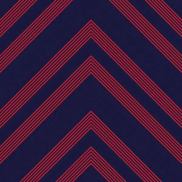 Rot Und Blau Chevron Diagonal Gestreifte Nahtlose Muster Hintergrund Geeignet — Stockvektor