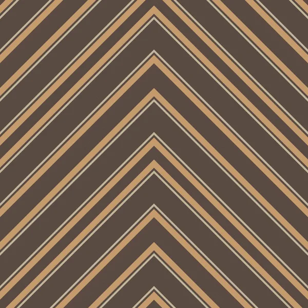 Bruine Taupe Chevron Diagonaal Gestreepte Naadloze Patroon Achtergrond Geschikt Voor — Stockvector