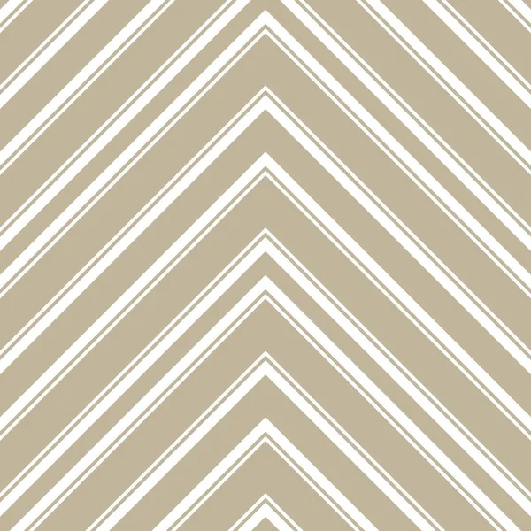 Brown Taupe Chevron Diagonal Listrado Sem Costura Fundo Padrão Adequado — Vetor de Stock