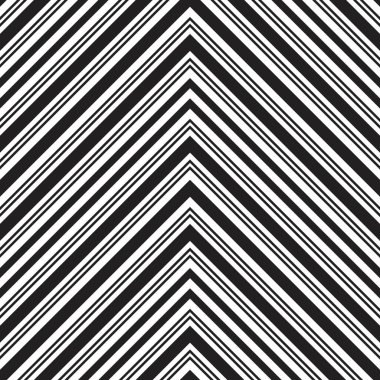 Siyah ve beyaz Chevron köşegen çizgili desensiz arka plan moda tekstil ve grafikleri için uygun.