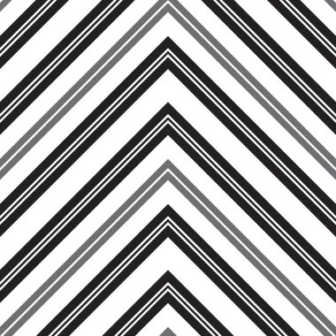 Siyah ve beyaz Chevron köşegen çizgili desensiz arka plan moda tekstil ve grafikleri için uygun.
