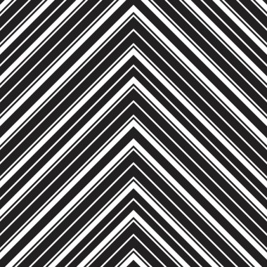 Siyah ve beyaz Chevron köşegen çizgili desensiz arka plan moda tekstil ve grafikleri için uygun.