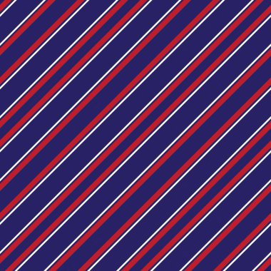 Moda tekstili ve grafikleri için uygun kırmızı ve mavi köşegen çizgili dikişsiz arkaplan