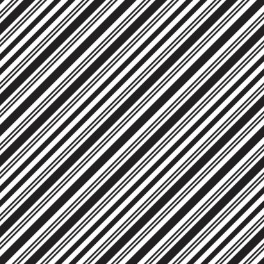 Moda tekstili ve grafikleri için uygun siyah ve beyaz köşegen çizgili düz desenli arkaplan