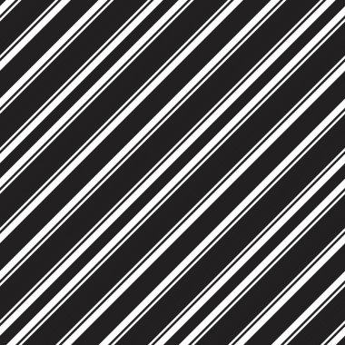 Moda tekstili ve grafikleri için uygun siyah ve beyaz köşegen çizgili düz desenli arkaplan