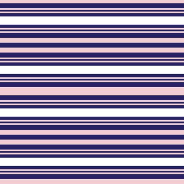 Moda tekstili ve grafikleri için uygun pembe ve denizci çizgili kusursuz desen.