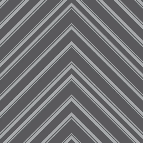 Fondo Sin Costuras Rayado Diagonal Gris Chevron Adecuado Para Textiles — Vector de stock