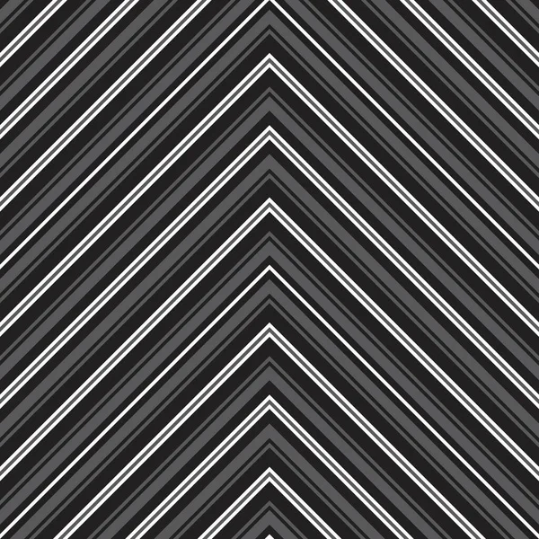 Chevron Noir Blanc Diagonale Rayé Fond Motif Sans Couture Adapté — Image vectorielle