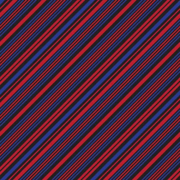 Fondo Patrón Inconsútil Rayado Diagonal Rojo Azul Adecuado Para Textiles — Vector de stock