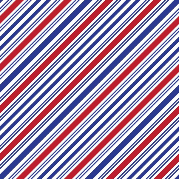 Rouge Bleu Diagonale Rayé Fond Motif Sans Couture Adapté Pour — Image vectorielle