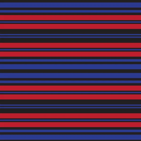 Red Blue Horizontal Striped Seamless Pattern Background Suitable Fashion Textiles — Stock Vector