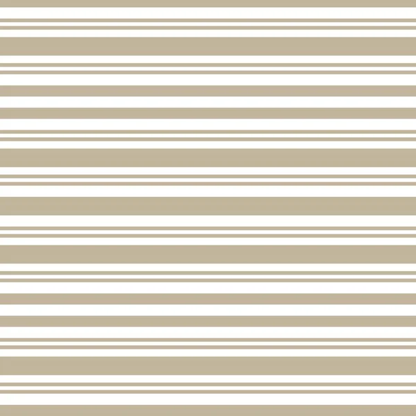 Brown Taupe Horizontal Striped Seamless Pattern Background Suitable Fashion Textiles — Stock Vector