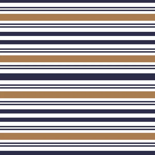 Brown Taupe Horizontal Stripped Seamless Pattern Background 그래픽 — 스톡 벡터