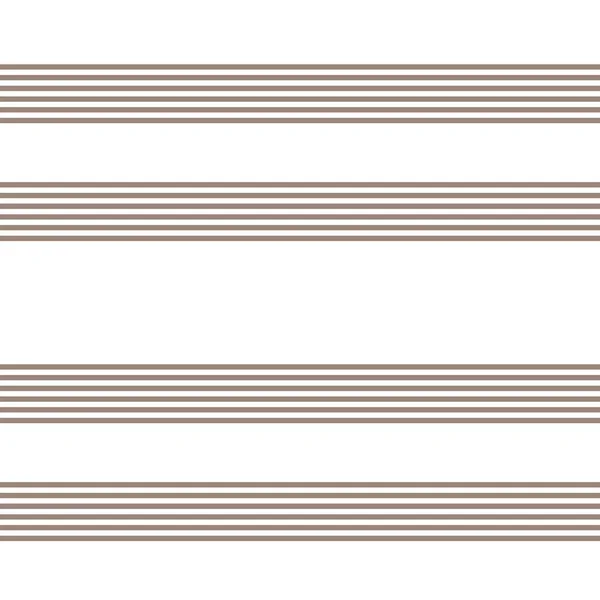 Marrón Taupe Horizontal Rayas Sin Costuras Patrón Fondo Adecuado Para — Archivo Imágenes Vectoriales