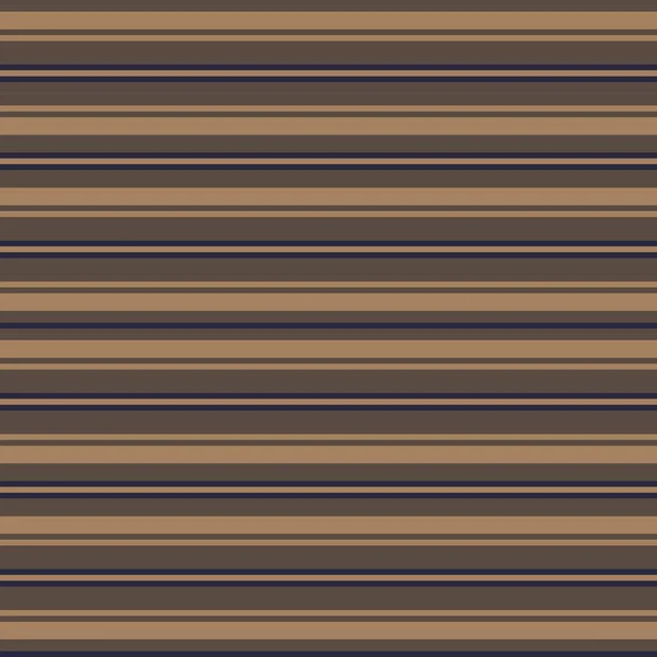 Brown Taupe Horizontal Gestreifte Nahtlose Muster Hintergrund Geeignet Für Modetextilien — Stockvektor