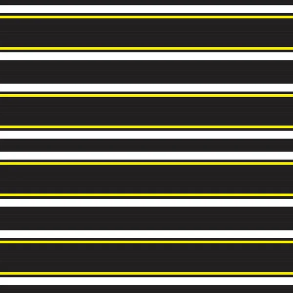 Jaune Fond Motif Sans Couture Rayé Horizontal Adapté Aux Textiles — Image vectorielle