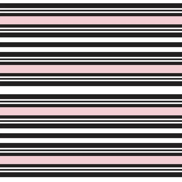 Pink Horizontal Striped Seamless Pattern Background 그래픽 — 스톡 벡터