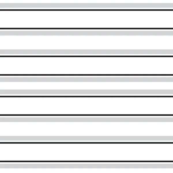 Білий Горизонтальний Смугастий Безшовний Візерунок Підходить Модного Текстилю Графіки — стоковий вектор