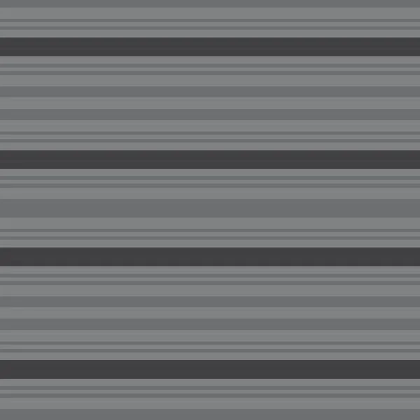 Сірий Горизонтальний Смугастий Безшовний Візерунок Підходить Модного Текстилю Графіки — стоковий вектор