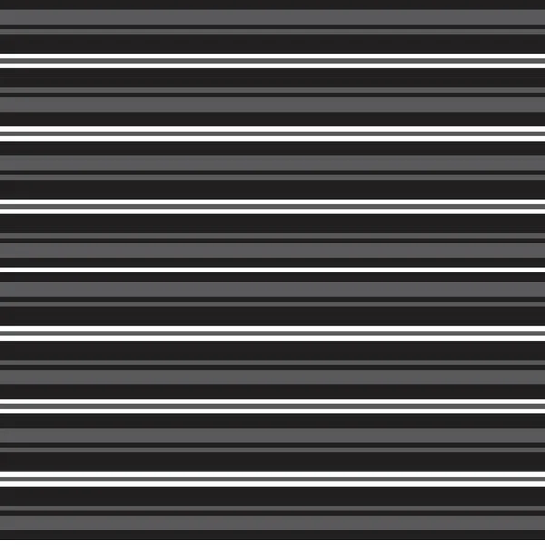 Black White Horizontal Striped Seamless Pattern Background Suitable Fashion Textiles — Stock Vector