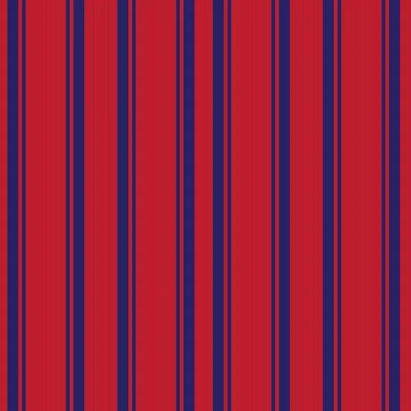 Red Blue Vertical Striped Seamless Pattern Background Suitable Fashion Textiles — Stock Vector