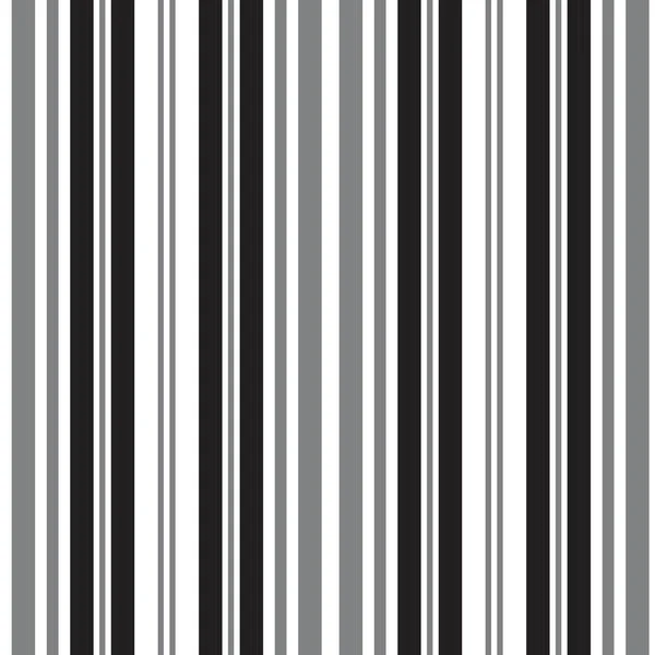 Black White Vertical Striped Seamless Pattern Background Suitable Fashion Textiles — Stock Vector