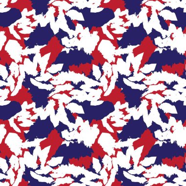 Kızıl Donanma Çiçek fırçası, moda baskıları, grafikler, arka planlar ve el sanatları için kusursuz desenli fırça darbeleri sergiliyor