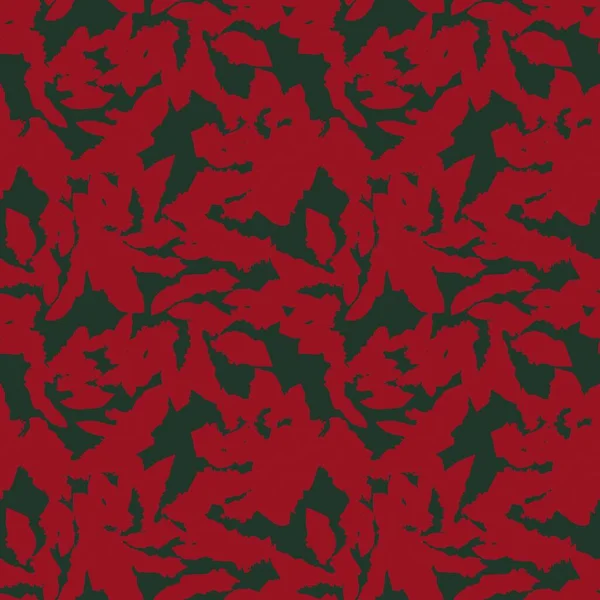 Різдвяні Квіткові Пензлі Безшовний Візерунок Модних Принтів Графіки Фону Ремесел — стоковий вектор