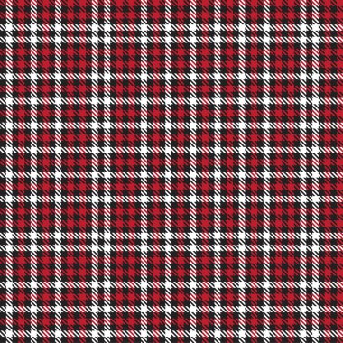 Kırmızı Glen Ekose desenli, moda tekstil ve grafikleri için uygun.