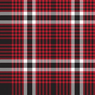 Kırmızı Glen Ekose desenli, moda tekstil ve grafikleri için uygun.
