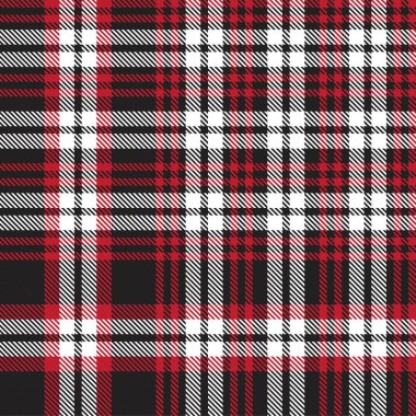 Kırmızı Glen Ekose desenli, moda tekstil ve grafikleri için uygun.