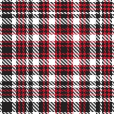 Kırmızı Glen Ekose desenli, moda tekstil ve grafikleri için uygun.