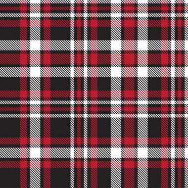 Kırmızı Glen Ekose desenli, moda tekstil ve grafikleri için uygun.