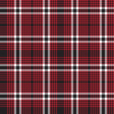 Kırmızı Glen Ekose desenli, moda tekstil ve grafikleri için uygun.
