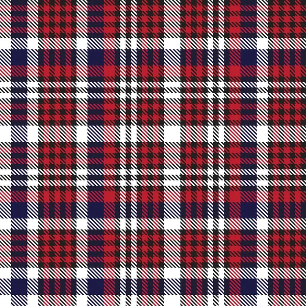 Red Glen Plaid Texturiertes Nahtloses Muster Für Modetextilien Und Grafiken — Stockvektor