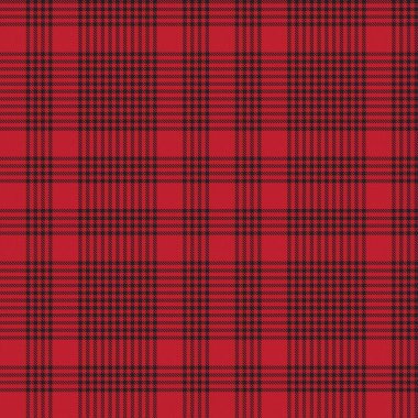 Kırmızı Glen Ekose desenli, moda tekstil ve grafikleri için uygun.