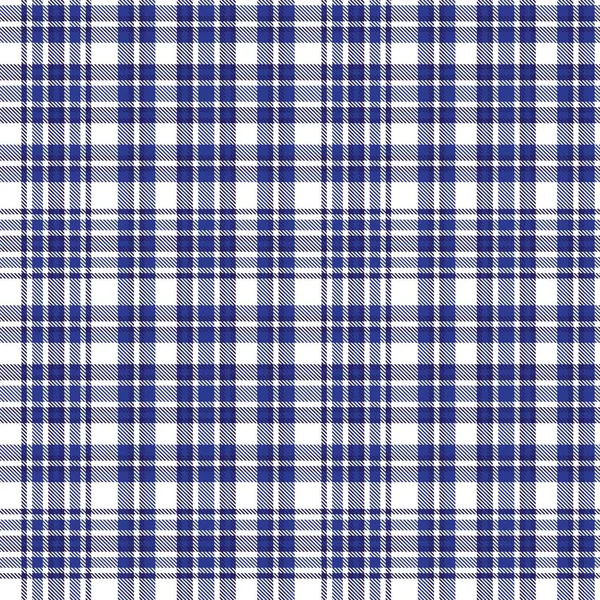 Blue Glen Plaid Texturovaný Bezešvý Vzor Vhodný Pro Módní Textil — Stockový vektor