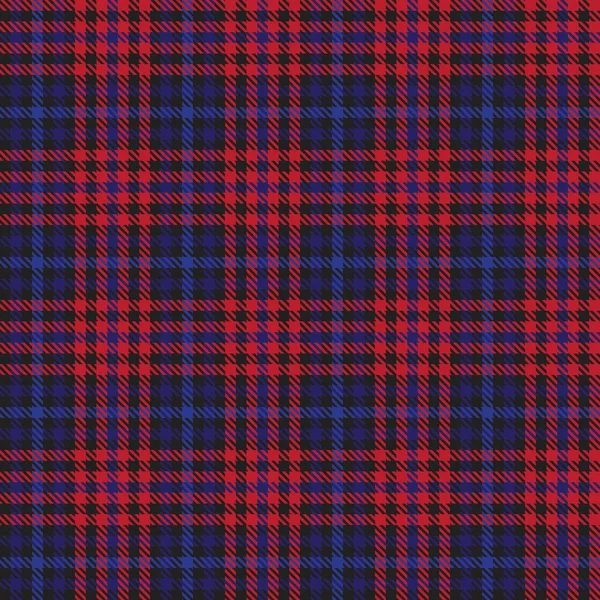 Red Navy Glen Plaid Textuur Naadloos Patroon Geschikt Voor Mode — Stockvector