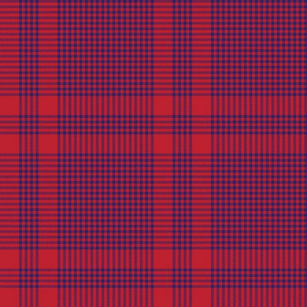 Red Navy Glen Plaid Texture Modello Senza Cuciture Adatto Tessuti — Vettoriale Stock