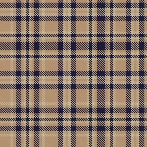 Brown Glen Plaid Texturizado Padrão Sem Costura Adequado Para Têxteis —  Vetores de Stock