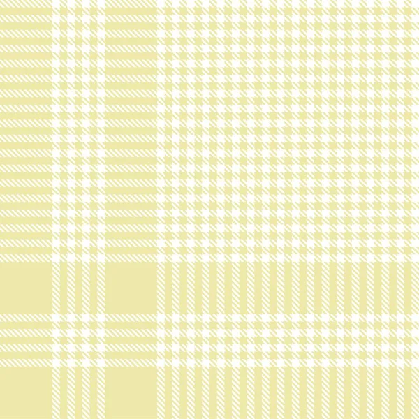 Sarı Glen Ekose Desenli Moda Tekstil Grafikleri Için Uygun — Stok Vektör