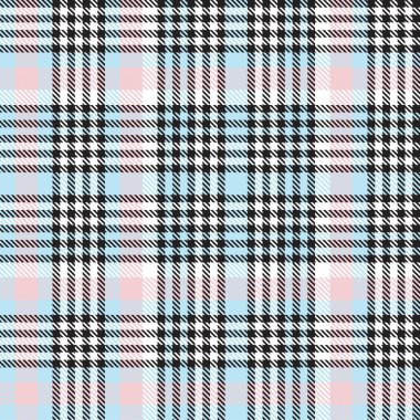 Pembe Glen Ekose desenli moda tekstil ve grafikleri için uygun kusursuz desen